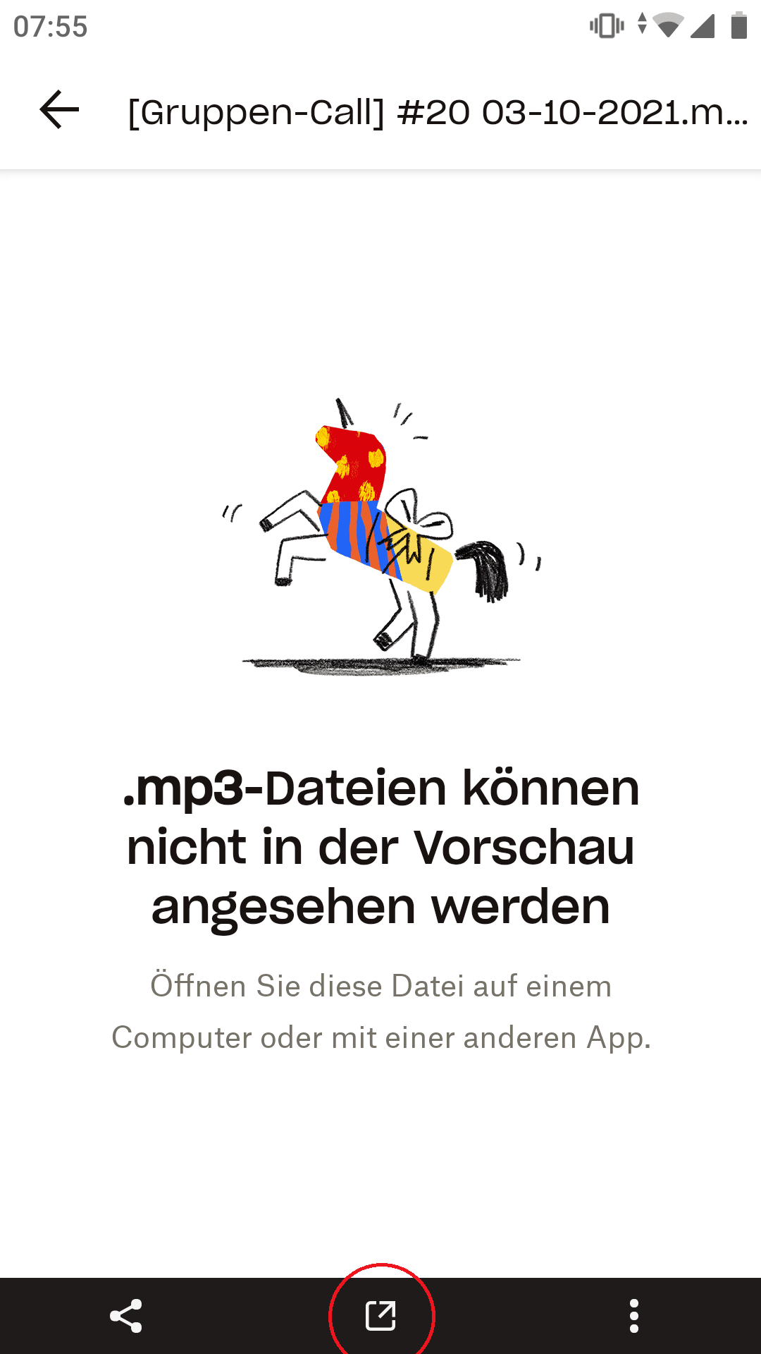 mp3-Datei auf Handy downloaden